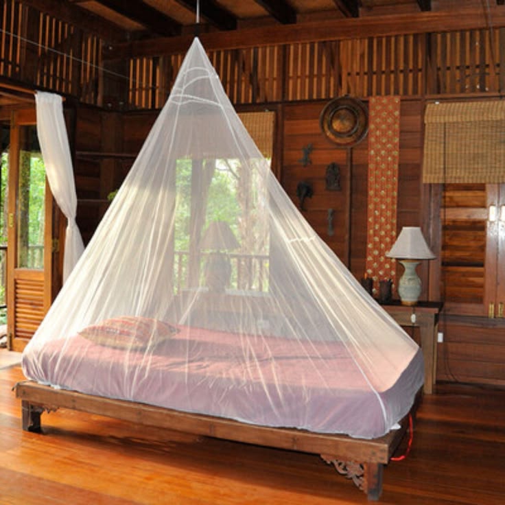 Mosquito net single panel installation